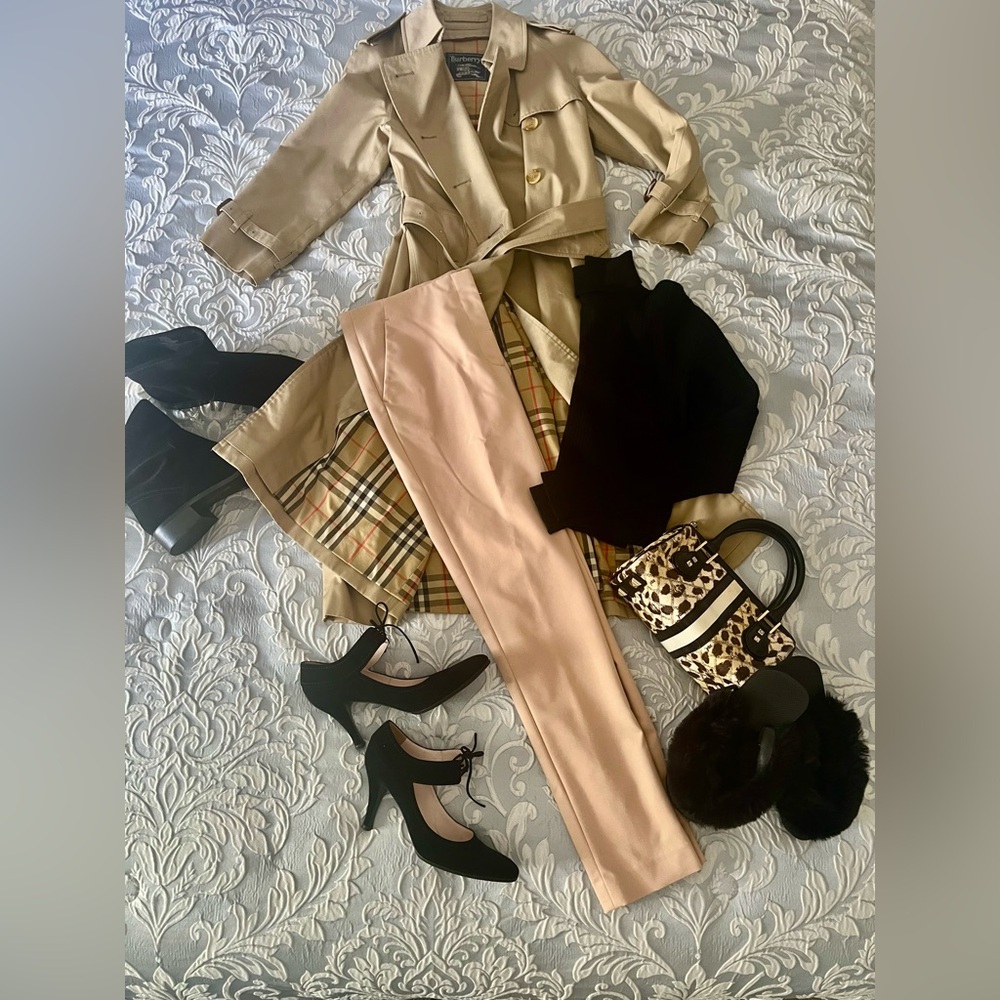 The Row Tan/pink Capri